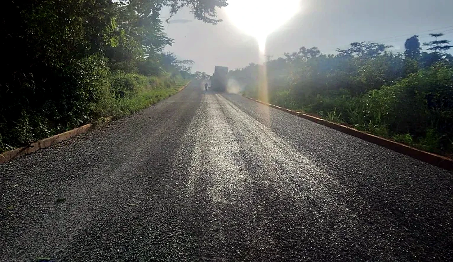 Feeder road construction works